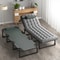 Summer Outdoor Rollaway Bed With Cotton Padded Recliner 4