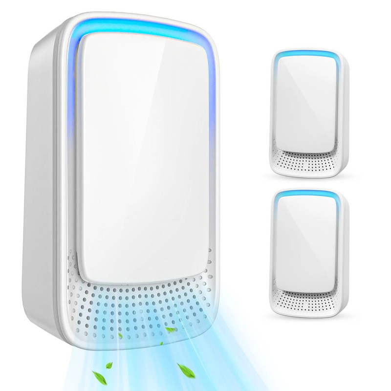 Plug In Air Purifier Ionizer With Negative Ion Technology For Quiet Home Air Cleaning 0