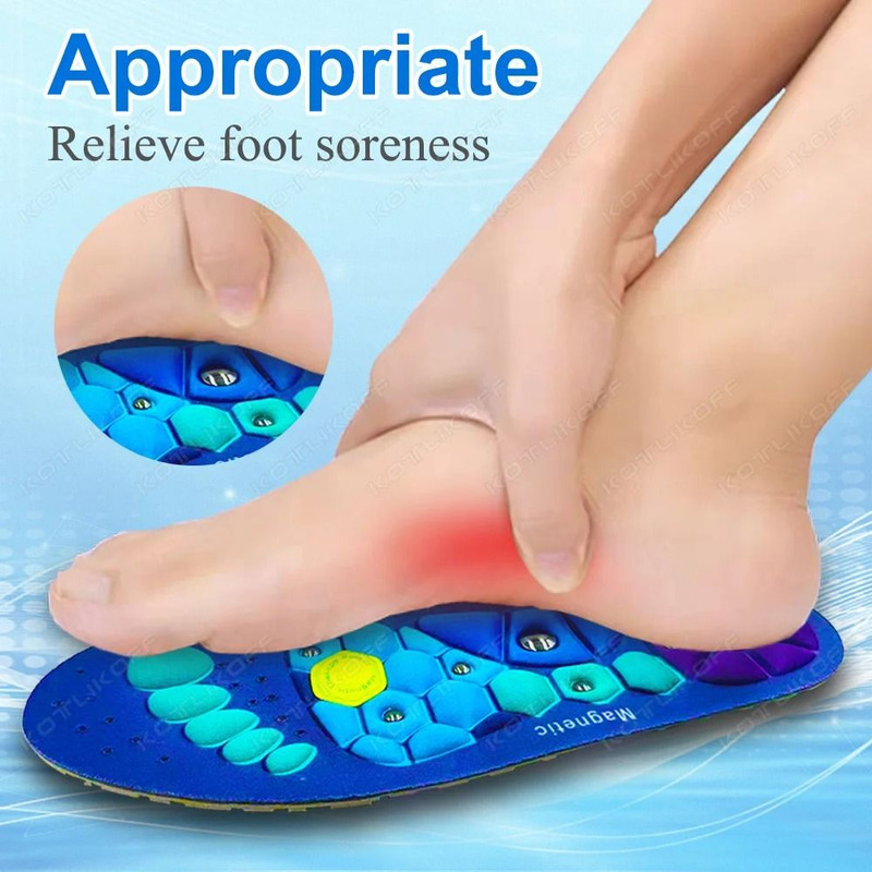 Magnetic Therapy Sports Insoles With Acupressure Massage For Weight Loss And Fatigue Relief 3