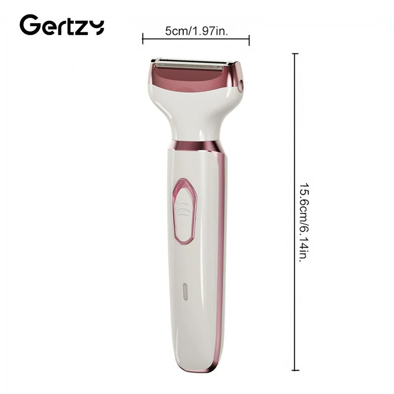 Rechargeable 4 In 1 Electric Razor For Women Face Nose Legs Underarm And Bikini Trimmer 2