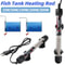 Aquarium Fish Tank Heater Adjustable Thermostat Rod 25W300W 0