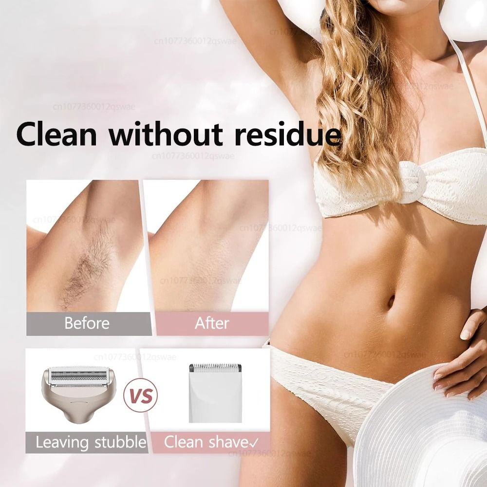 Electric Shaver For Women Portable Painless Body And Bikini Trimmer 3