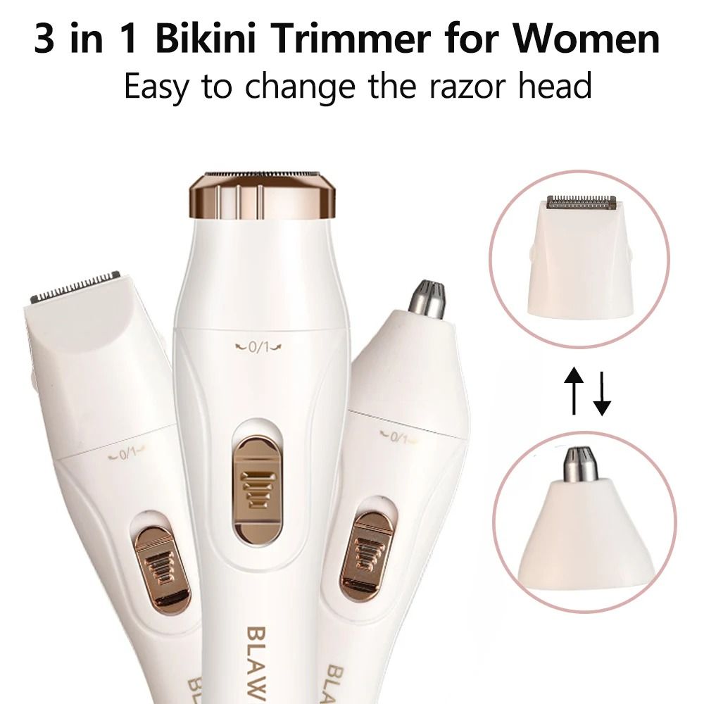 Electric Shaver For Women Portable Painless Body And Bikini Trimmer 4