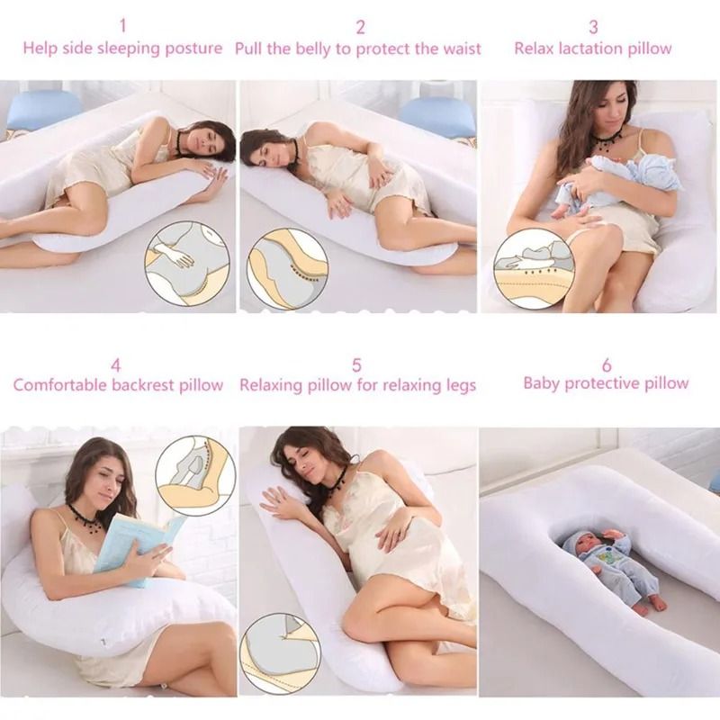 Pregnancy Pillow With Waist And Nursing Support For Sleeping And Breastfeeding 3
