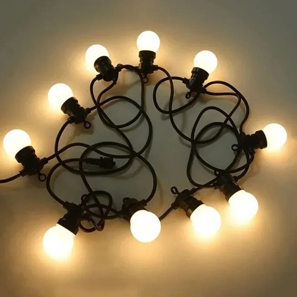Outdoor Waterproof LED String Lights With G50 Bulbs For Camping Party And Wedding Decoration 1