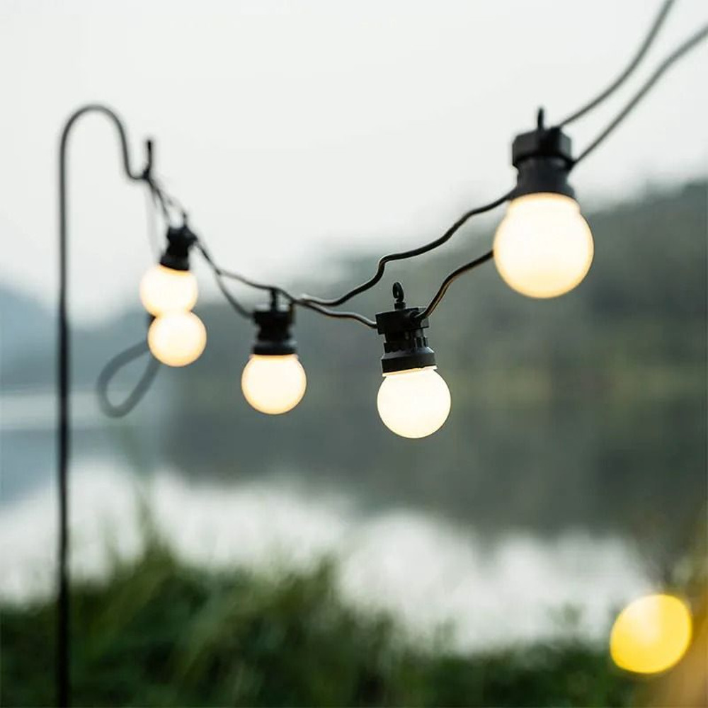 Outdoor Waterproof LED String Lights With G50 Bulbs For Camping Party And Wedding Decoration 4