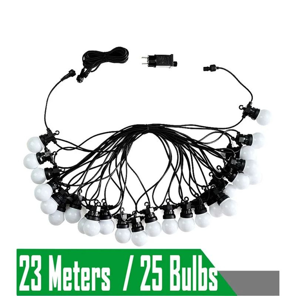 Outdoor Waterproof LED String Lights With G50 Bulbs For Camping Party And Wedding Decoration 8