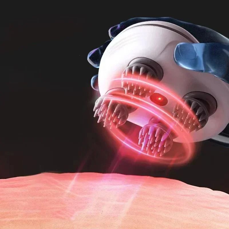 Electric Scalp Massager With Red Light Therapy For Stress Relief And Muscle Relaxation 3