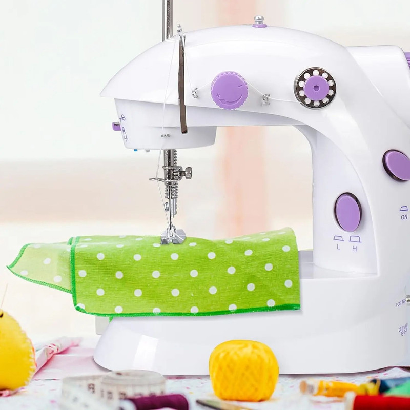 Portable Household Sewing Machine With Light And Speed Control For Beginner DIY Projects 4