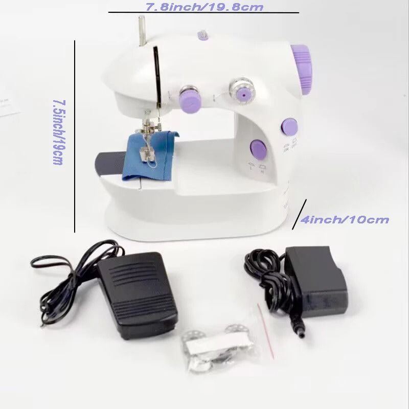 Portable Household Sewing Machine With Light And Speed Control For Beginner DIY Projects 6