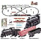 Electric Railway Train Set With Steam Locomotive Smoke Light And Sound 7