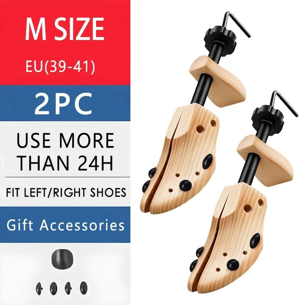 Wooden Shoe Stretcher Adjustable Shoe Trees Expander For Men And Women 10
