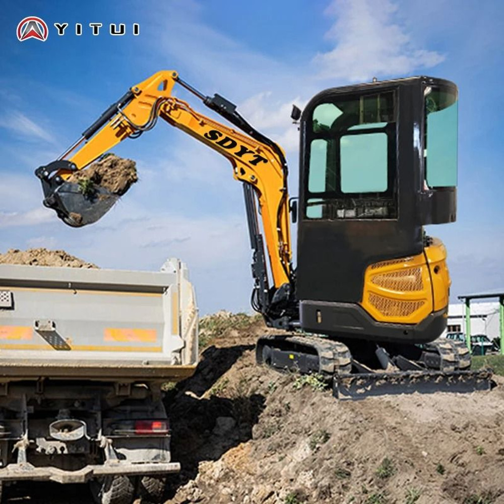 Small Excavator 2 Ton Orchard Digger With EPA Euro 5 Engine 3