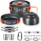 Camping Cookware Set Outdoor Cooking Pots Pans Teapot Travel Tableware For 2 To 3 People 11