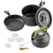 Camping Cookware Set Outdoor Cooking Pots Pans Teapot Travel Tableware For 2 To 3 People 14
