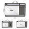 Multi Purpose Laptop Desk With Double Groove Design And Portable Mouse Pad For Sofa Or Bedroom 5