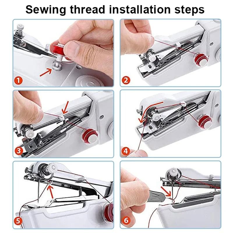 Portable Handheld Sewing Machine For Quick Repairs And DIY Crafts 4
