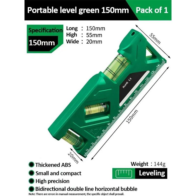 Mini Magnetic Level Gauge With Ruler And Protractor 8