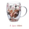 Festive Clear Glass Mug With Handle 7
