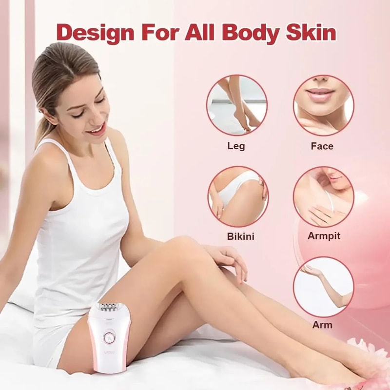 Professional Electric Epilator For Women Portable Rechargeable 1