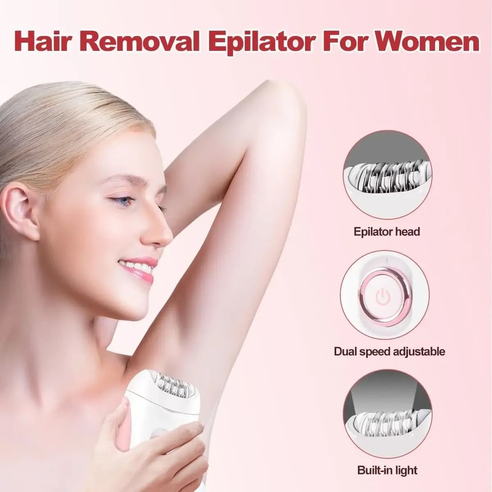 Professional Electric Epilator For Women Portable Rechargeable 2