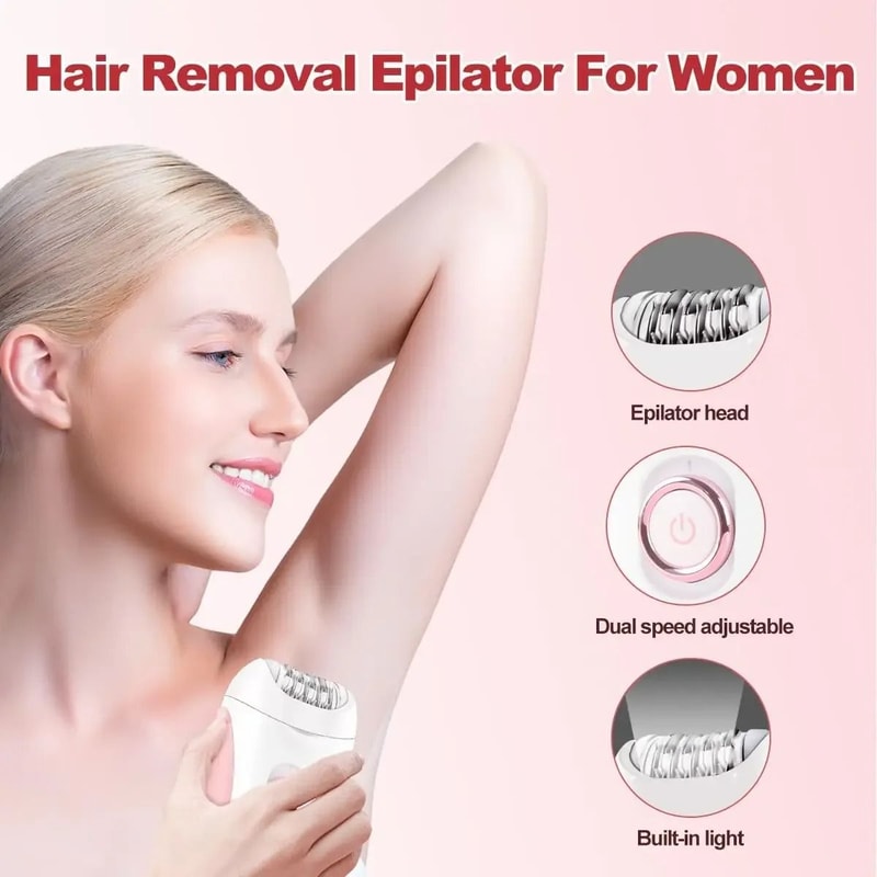 Professional Electric Epilator For Women Portable Rechargeable 2