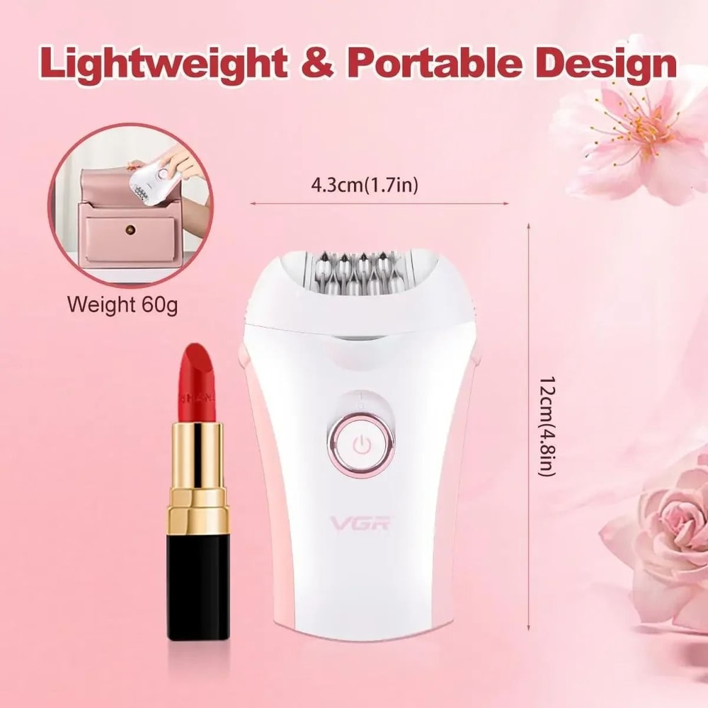 Professional Electric Epilator For Women Portable Rechargeable 5