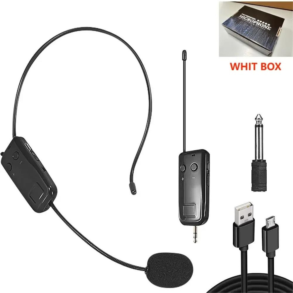 24G Wireless Headset Microphone With Transmitter And Receiver 8