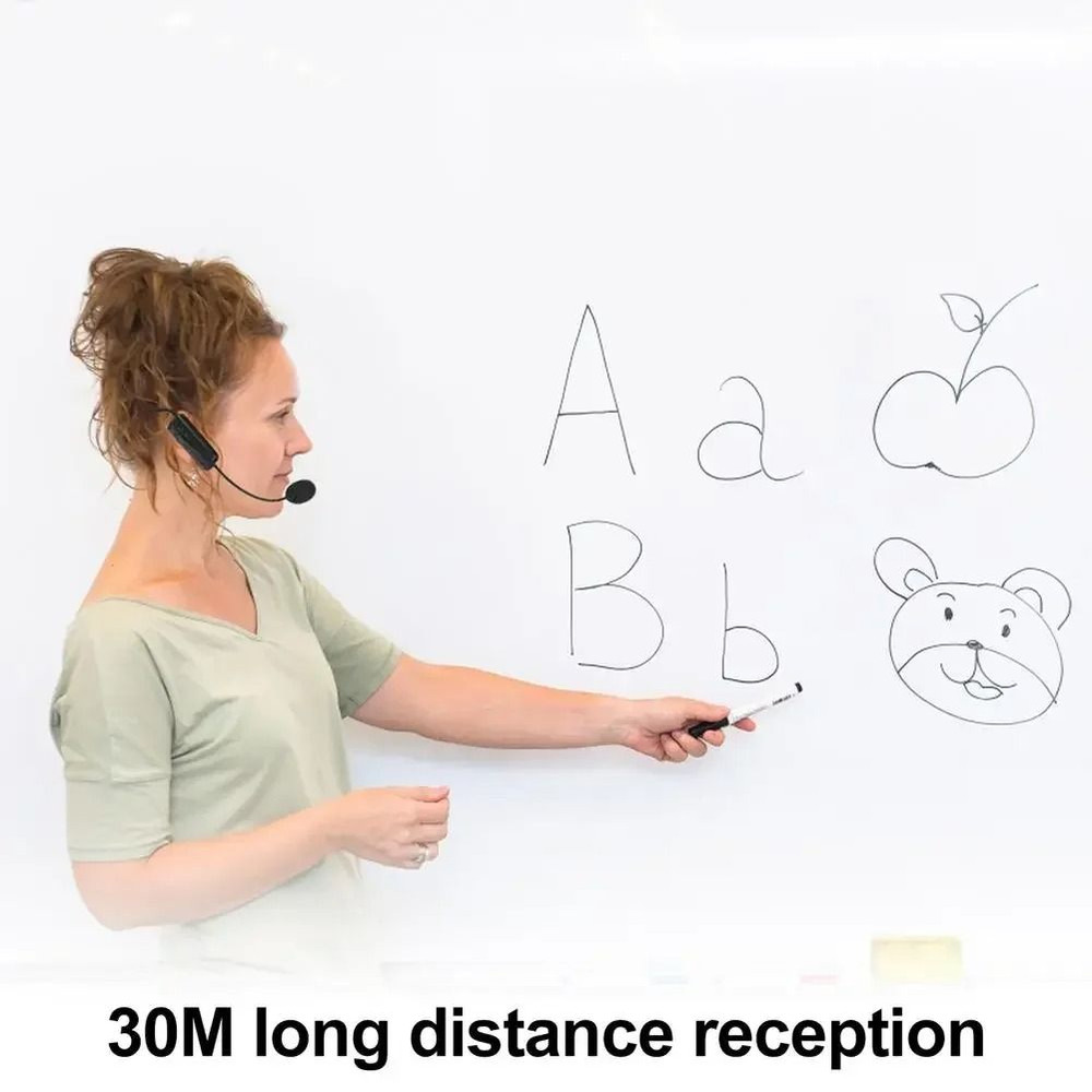 24G Wireless Headset Microphone With Transmitter And Receiver 1