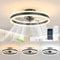 Dimmable Ceiling Fan Light Fixture With Remote 3