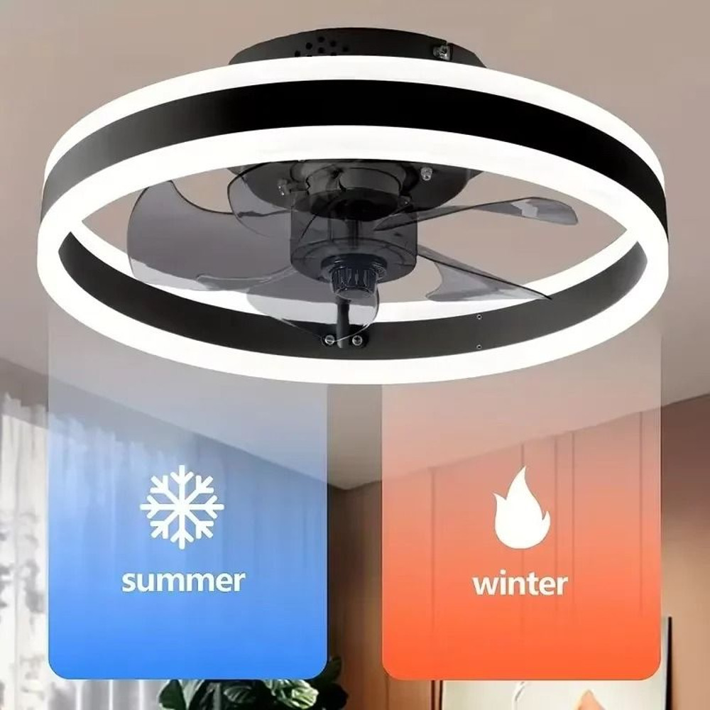 Dimmable Ceiling Fan Light Fixture With Remote 8