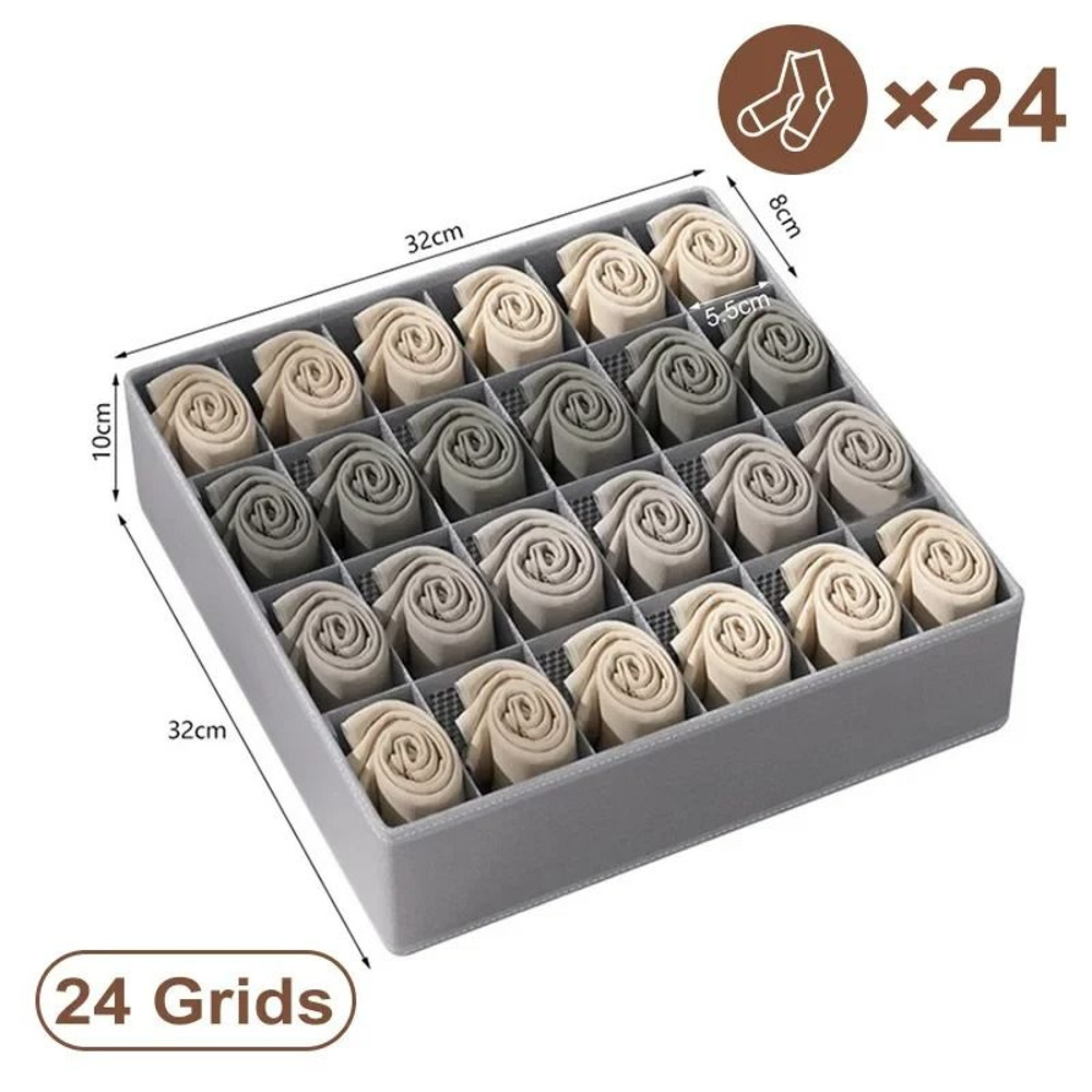 Wardrobe Organizer Storage Box For Bras Underwear Socks And Clothes 7