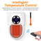 Portable Electric Heater 500W Mini Wall Plug Room Warmer With Remote Control 4