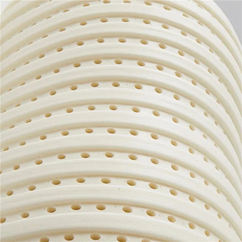 Natural Latex Pillow With Cotton Cover For Neck Pain Relief And Comfortable Sleep 6