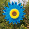 Sunflower Wind Spinner Lawn Pinwheel Outdoor Garden Decoration 16