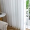 White Tulle Chiffon Curtains Luxury Thick Yarn Window Drapes For Bedroom And Living Room 4