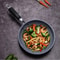 Durable Stone Frying Pan And Wok Non Stick Cookware For Induction And Gas Stove 3