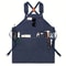 Cotton Canvas Waterproof Apron For Kitchen Cooking Gardening And Shop Use 8