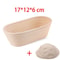 Rattan Bread Proofing Basket Oval Wicker Banneton For Dough Fermentation 14