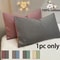 Cotton Color Block Pillowcase Super Soft Wrinkle Resistant With Envelope Closure 0