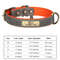 Personalized Dog Collar Custom Engraved PU Leather With Nameplate ID Tag 9