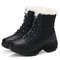 Women Winter Platform Snow Boots Waterproof Fur Lined Ankle Boots 10
