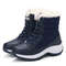 Women Winter Platform Snow Boots Waterproof Fur Lined Ankle Boots 8