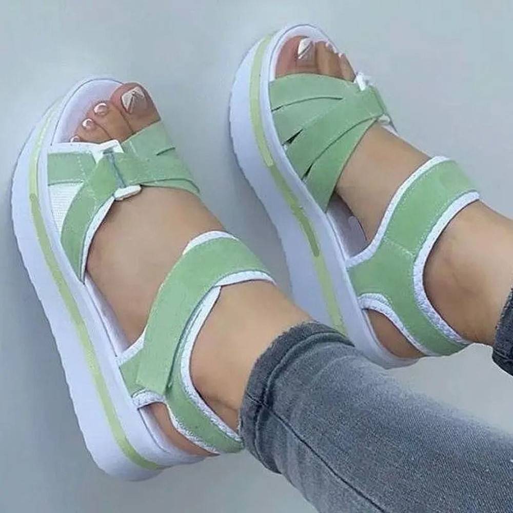 Women Summer Wedge Sandals Outdoor Beach Walking Shoes 18