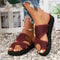 Womens Lightweight Hollow Sandals Breathable Beach Vacation Slippers 3