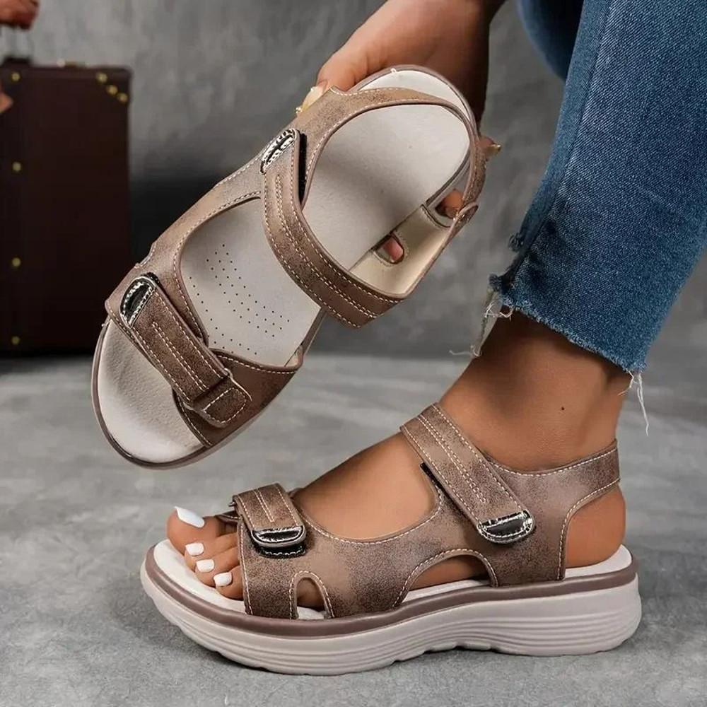 Womens Summer Platform Sandals Comfortable Thick Sole Outdoor NonSlip Beach Shoes 9