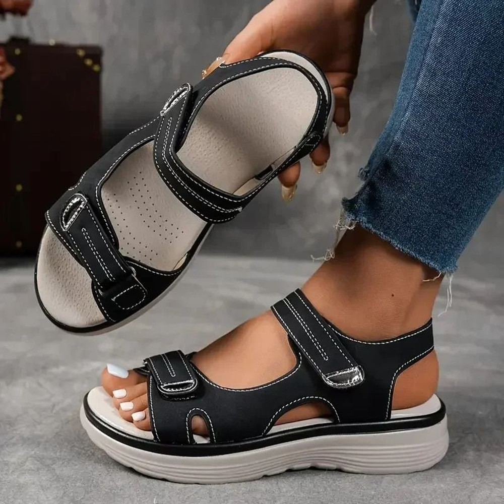 Womens Summer Platform Sandals Comfortable Thick Sole Outdoor NonSlip Beach Shoes 7