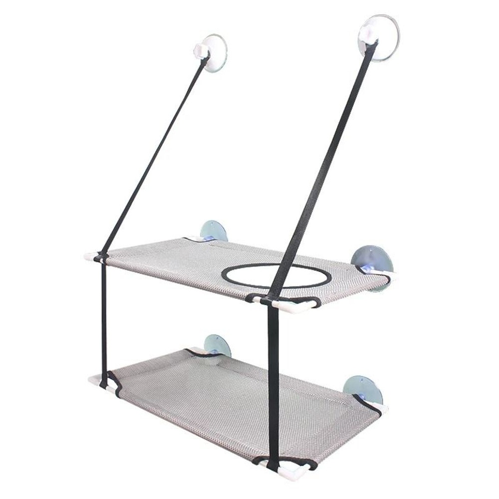Cat Hammock Window Bed With DoubleDecker Tunnel Hanging Sunny Seat With Strong Suction Cups 7