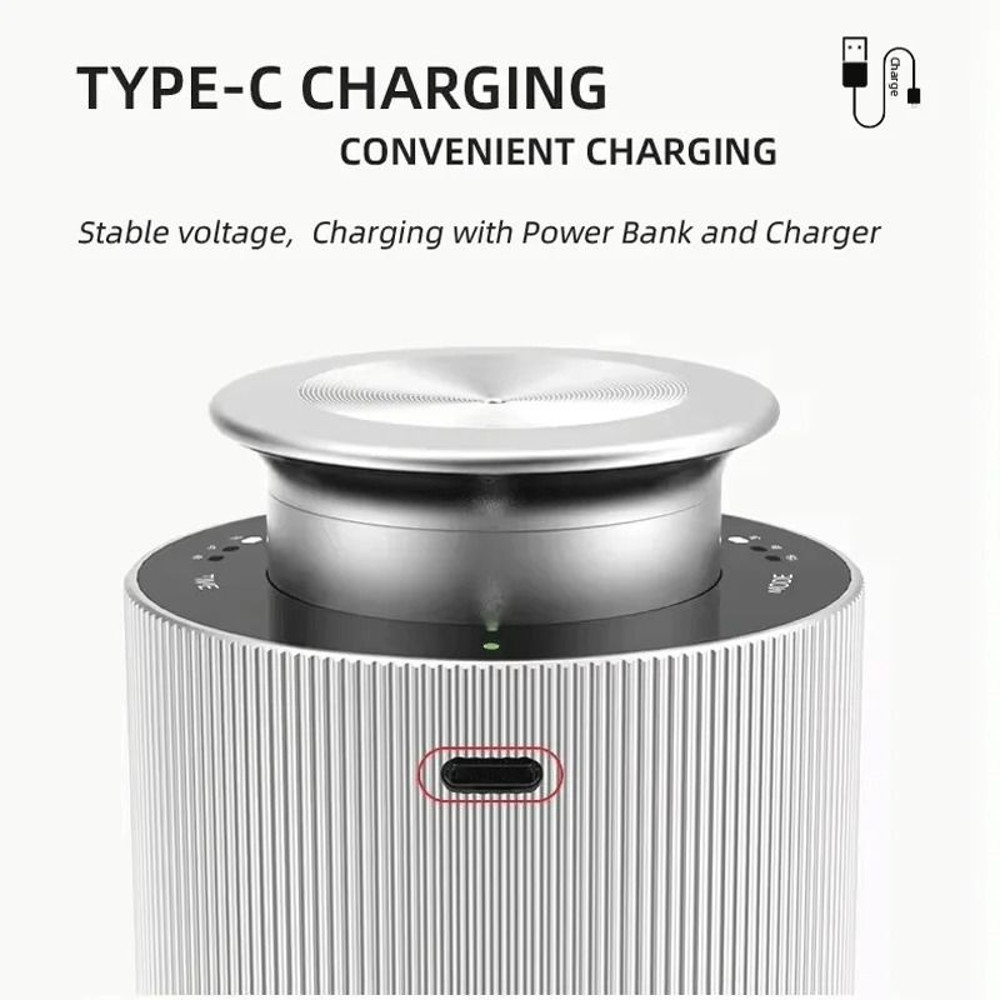 Portable Car Aroma Diffuser USB Rechargeable Electric Fragrance Machine For Home And Office 4