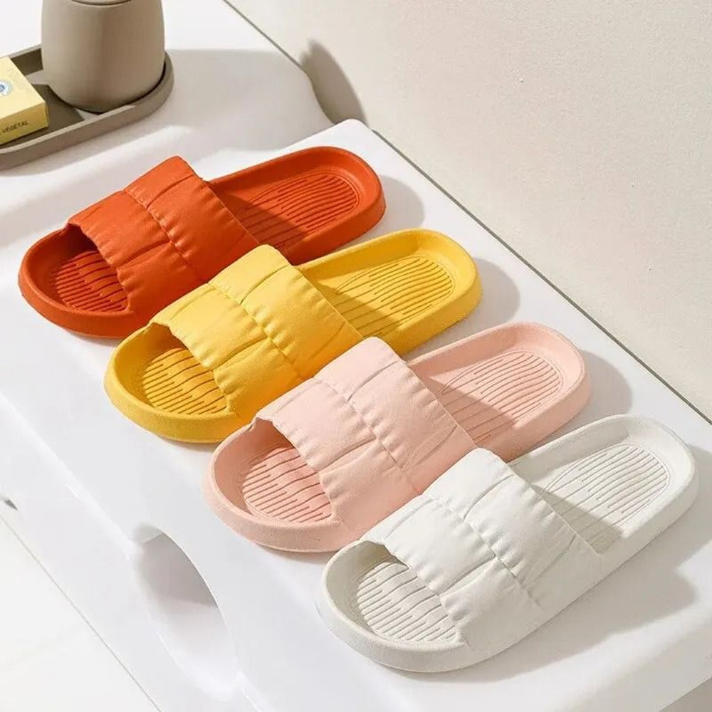 Soft Bottom NonSlip Slippers For Men And Women Summer Indoor And Bathroom Sandals 2